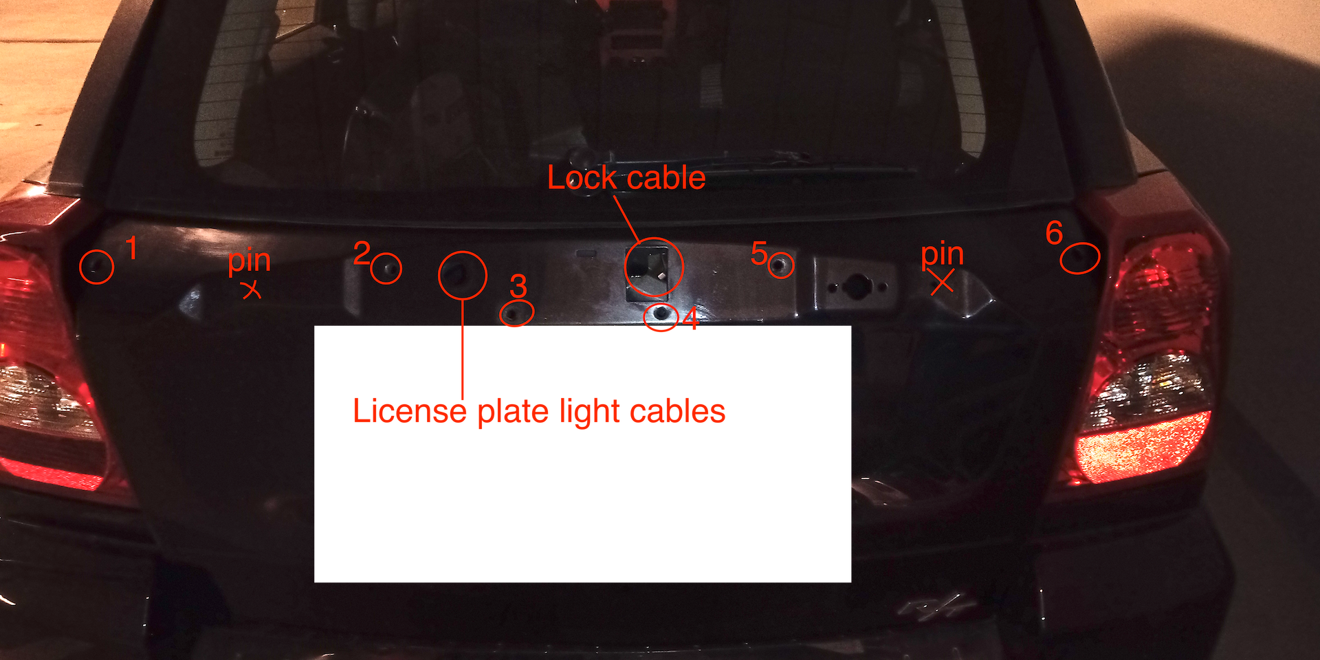 Dodge caliber 2024 trunk cover